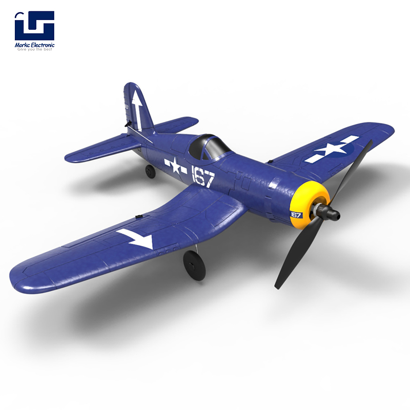 【BIG SALE】F4U 2.4G RC Airplane 4CH EPP Foam RC Fighter One-key Aerobatic 400mm Wing Span Remote Control Aircraft 761-8 ราคา 4,078 บาท*ส่งฟรี