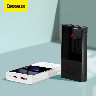 BASEUS Super Mini Power Bank 10000 / 20000mAh Fast Charging Power Bank 22.5W Digital Display Portable Battery Charger For iPhone Samsung Huawei Xiaomi