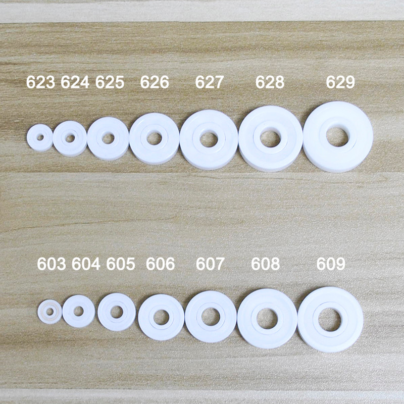 Sealed Full Ceramic Bearing 603 604 605 606 607 608 609 623 624 625 626 627 628 629 2RS ZrO2 Anti-Du