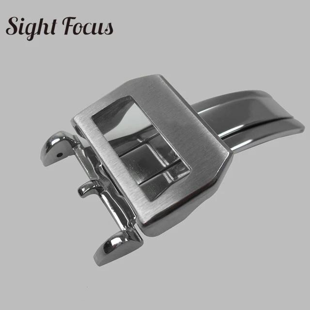 18mm thép không gỉ chất lượng triển khai gập có móc cho iwc Mark Le Petit Hoàng tử lớn Pilot Spitfir