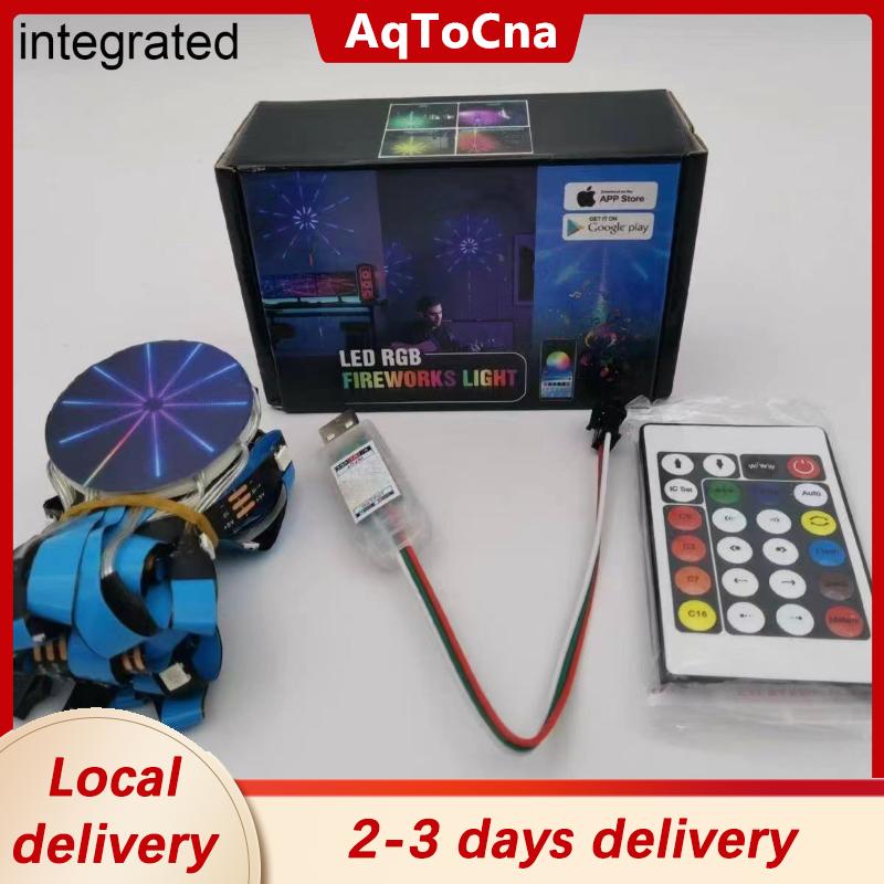 [COD] AqToCna Ship within 24 hours Smart Firework Fairy Lights Music Sync With APP Remote Control 180 LEDS For Party New Year And Christmas Lights