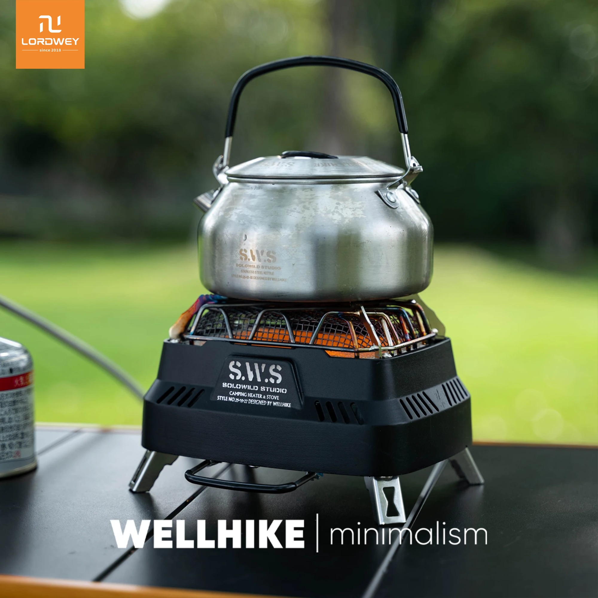 LORDWEY | WELLHIKE Starry Sky Multi-Function Heater Outdoor Water Boiler & Tea Brewing Stove Portable Mini Camping Stabilized Stove ราคา 2,304 บาท*ส่งฟรี