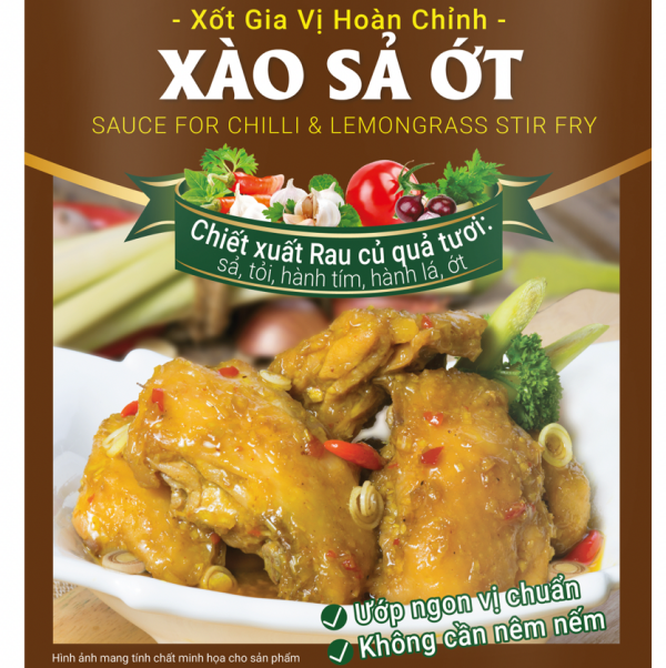 (Hộp 20)Gia vị hoàn chỉnh XÀO SẢ ỚT Barona (80gr)
