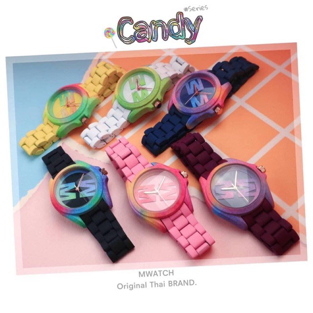 Đồng hồ Unisex brand Mwatch nội địa Thái (Series CANDY)