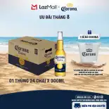 Thùng 24 Chai Bia Corona Extra Nhập Khẩu (300ml/chai)