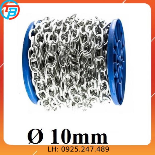 Dây xích sắt mạ kẽm Phi Cáp Thép Thái Bình Vina