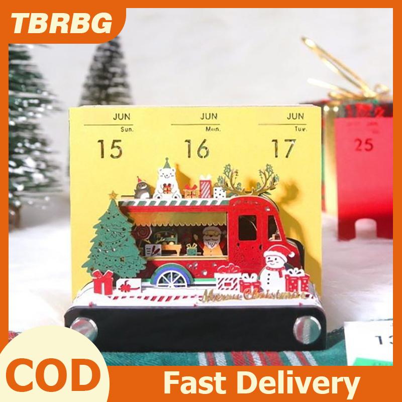 TBRBG Lịch bàn 2027 bắt mắt với đèn Led năng động và thiết kế xé rách