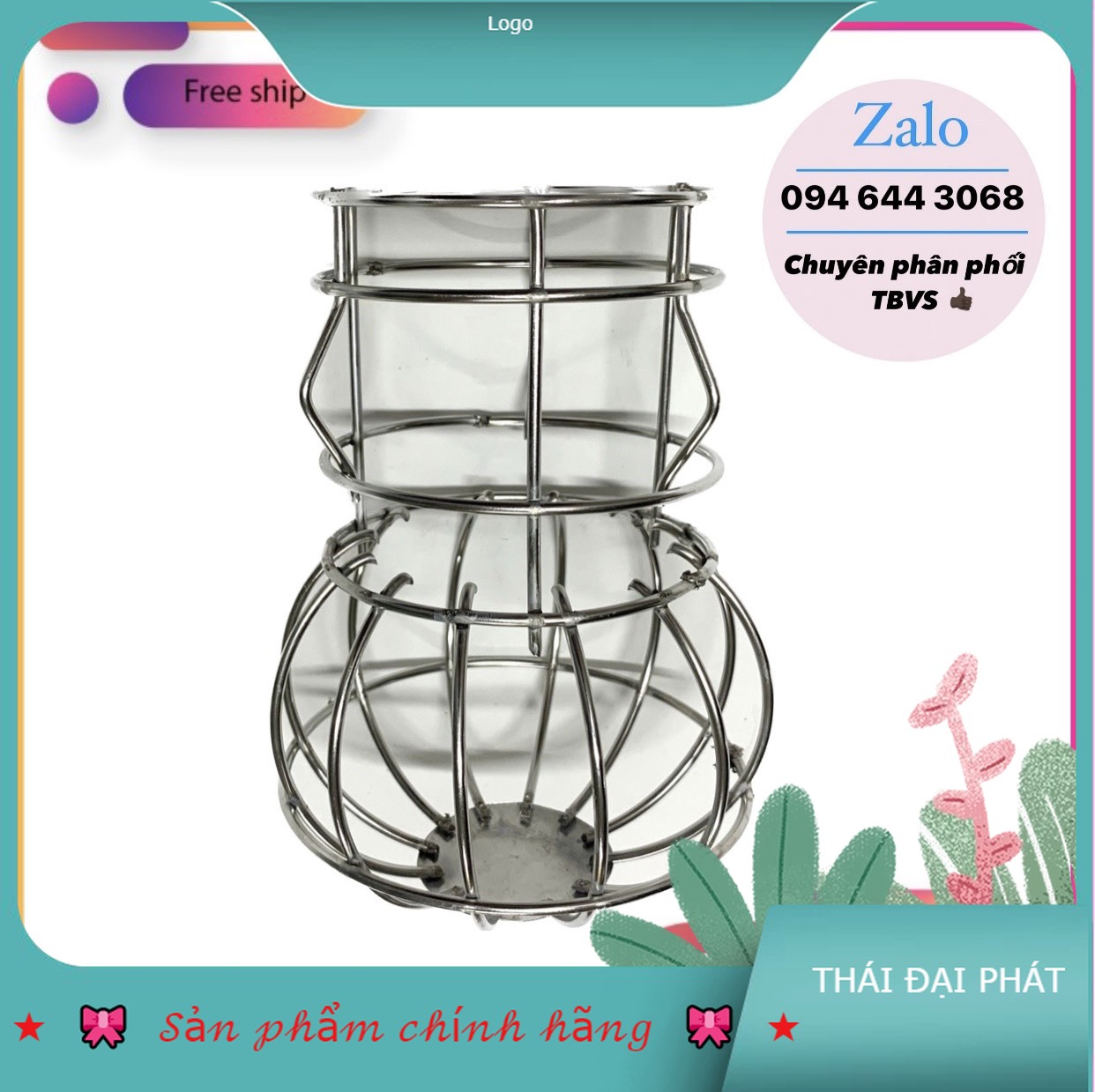 Quả cầu chắn rác inox