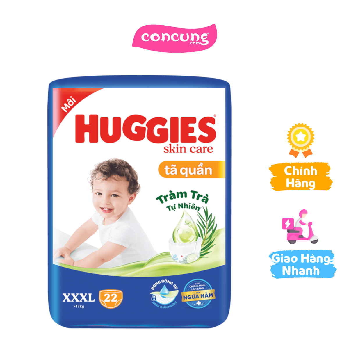 Tã quần Huggies cỡ XXXL 22