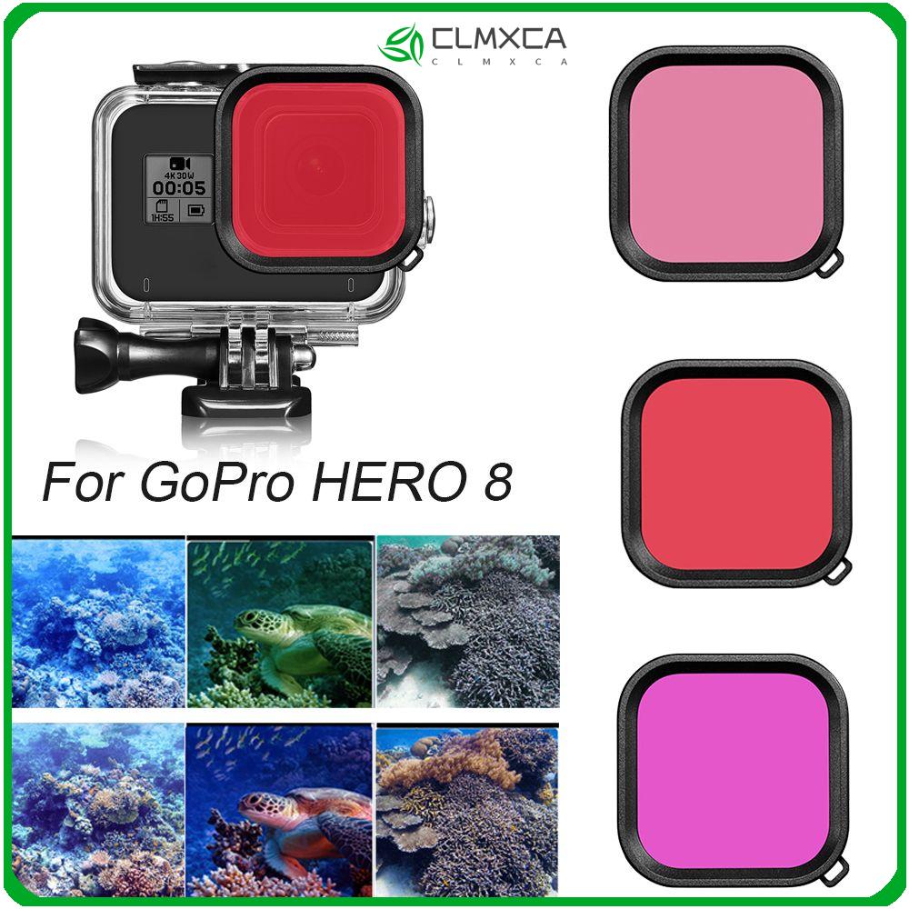 CLMXCA Sport Swimming Protector Purple Pink Red Lens Filter Protective