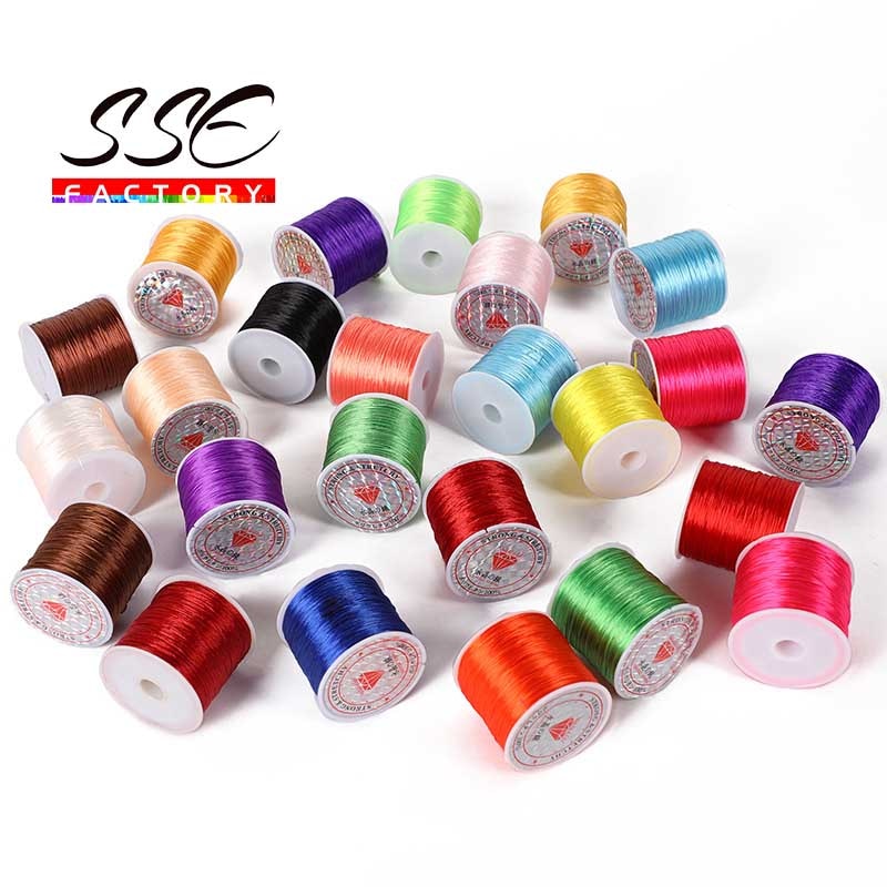 10 Rolls 150m Crystal String 0.8mm Handmade Thread Elastic String