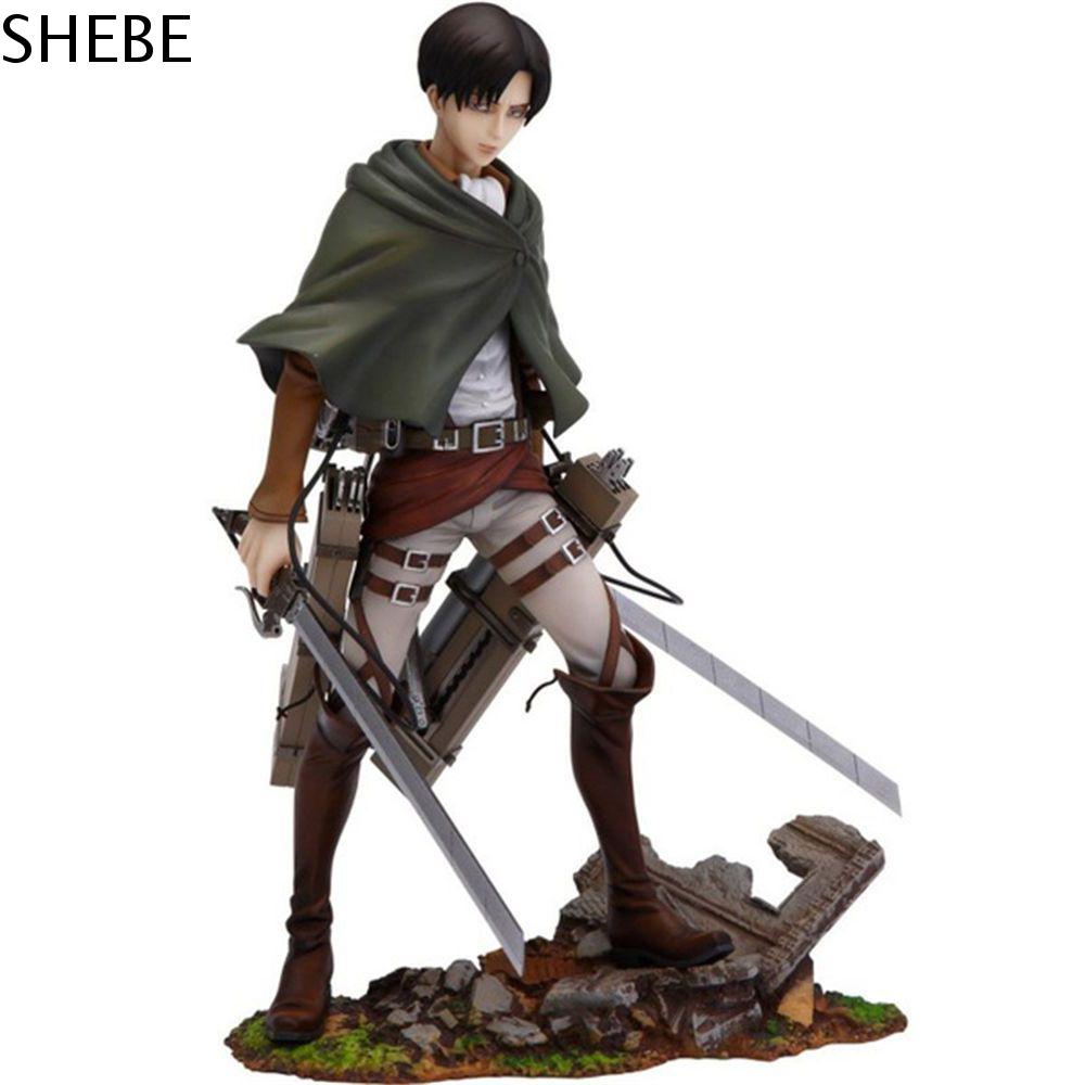 SHEBE Đặc biệt Đồ chơi sưu tập Đồ chơi Hình Búp bê thu nhỏ Hành động PVC Anime Attack on Titan Attack on Titan Hình Ackerman Phim hoạt hình nhật bản