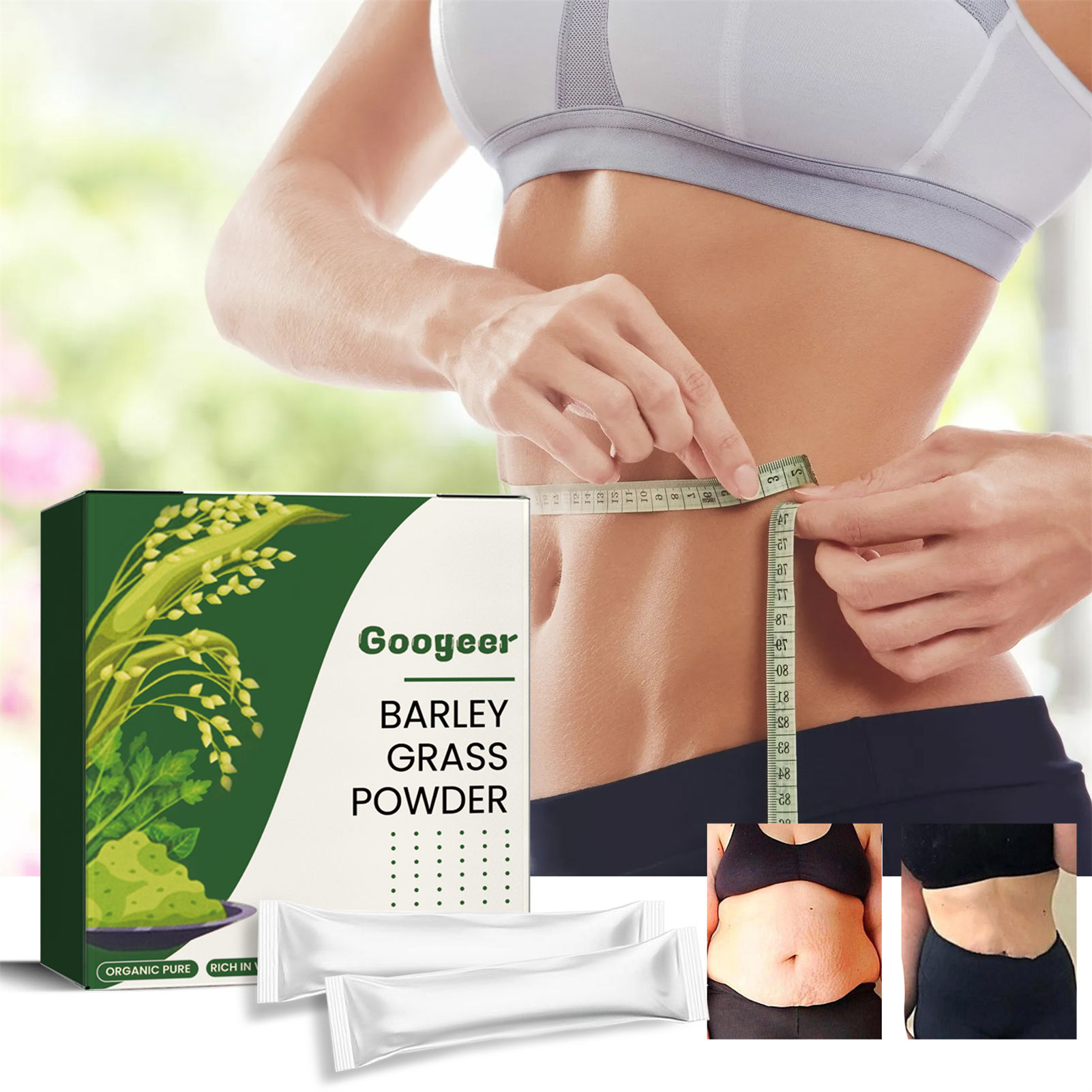 20pcs Health Organic Barley Powder Immune Health Barley Grass Powder Gift for Friends Family Members
