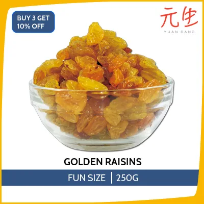 Golden Raisins 250g Healthy Snacks Wholesale Quality Dried Fruit Fresh Tasty