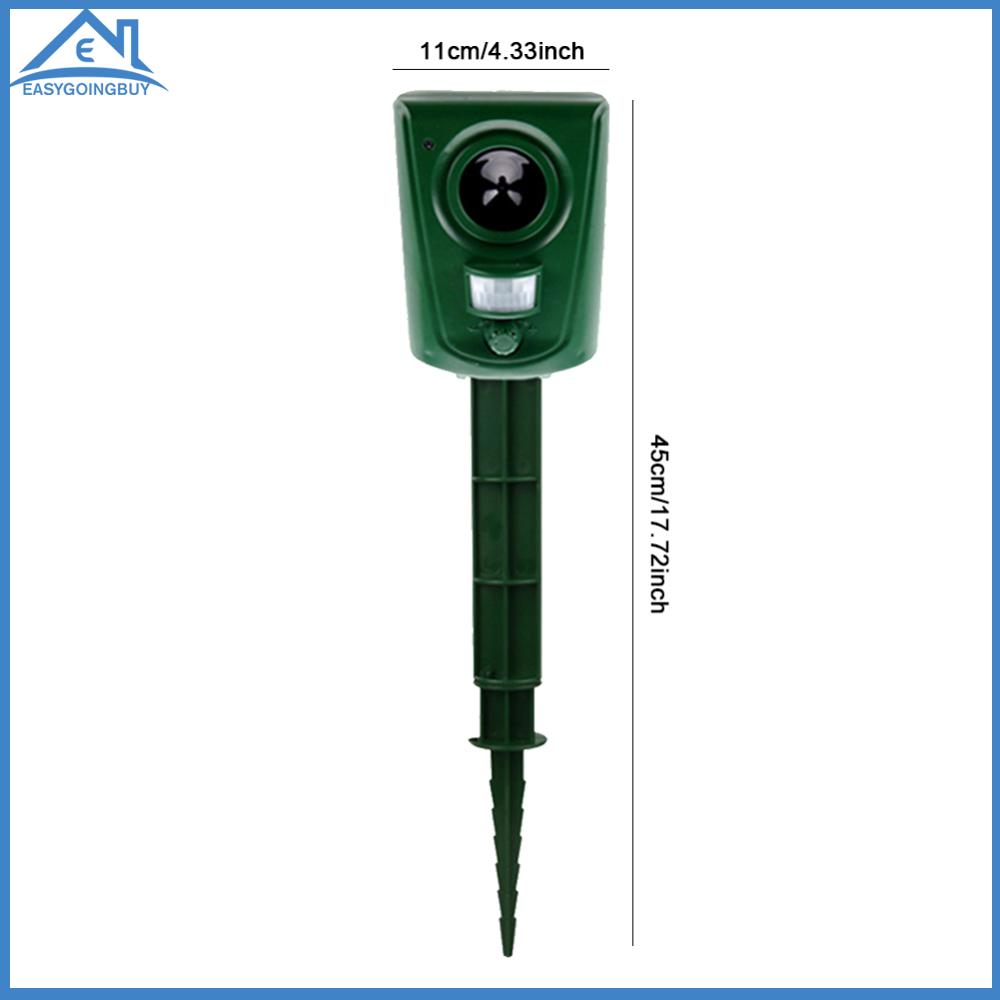 【NEW】 Ultrasonic Animal Repeller Outdoor Waterproof Electric Insect Killer for Garden and Patio ราคา 487 บาท*ส่งฟรี