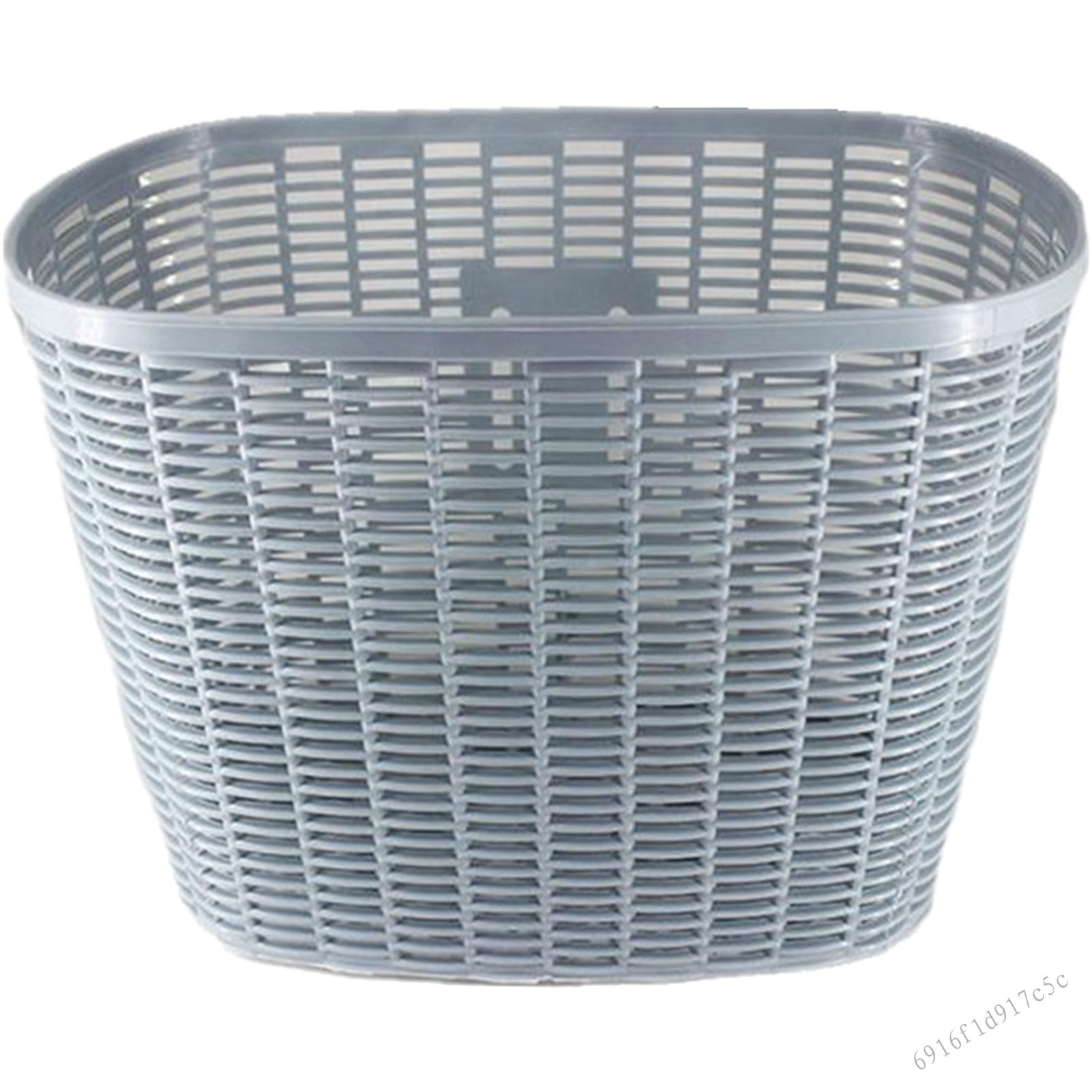 Giỏ trước xe đạp cổ điển Giỏ xe đạp bằng nhựa chống thấm sâu dành cho người lớn và học sinh GRI-VN