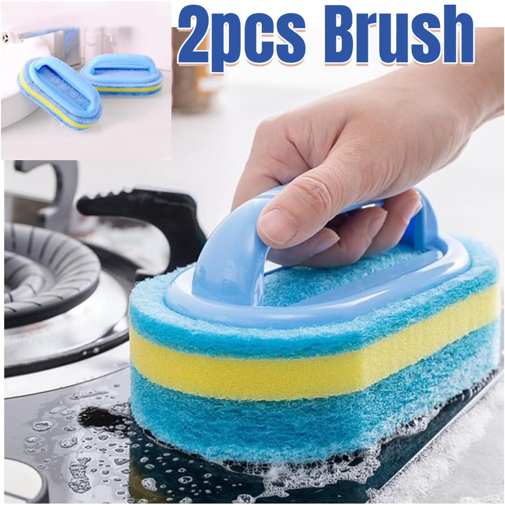 BIHIYII 2Pcs 2 IN 1 Crevice Cleaning Brush With Tweezer, Cleaning - View #6