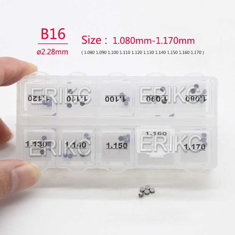 Erikc B16 50 cái Kích thước 1.080-1.170 vòi phun Đồng Gasket máy giặt Injector hiệu chuẩn shims Kit cho Bosch Injector shims Kit