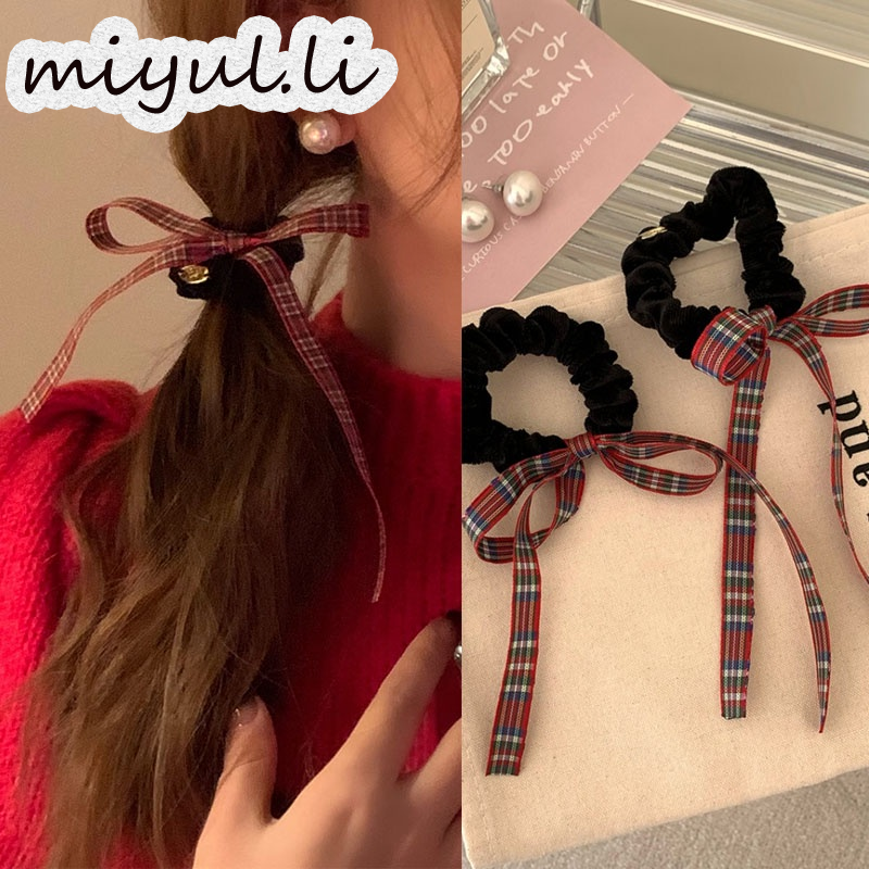 miyuli ริบบิ้นผูกผมสีดำสง่างามสำหรับผู้หญิง ราคา 13 บาท*ส่งฟรี