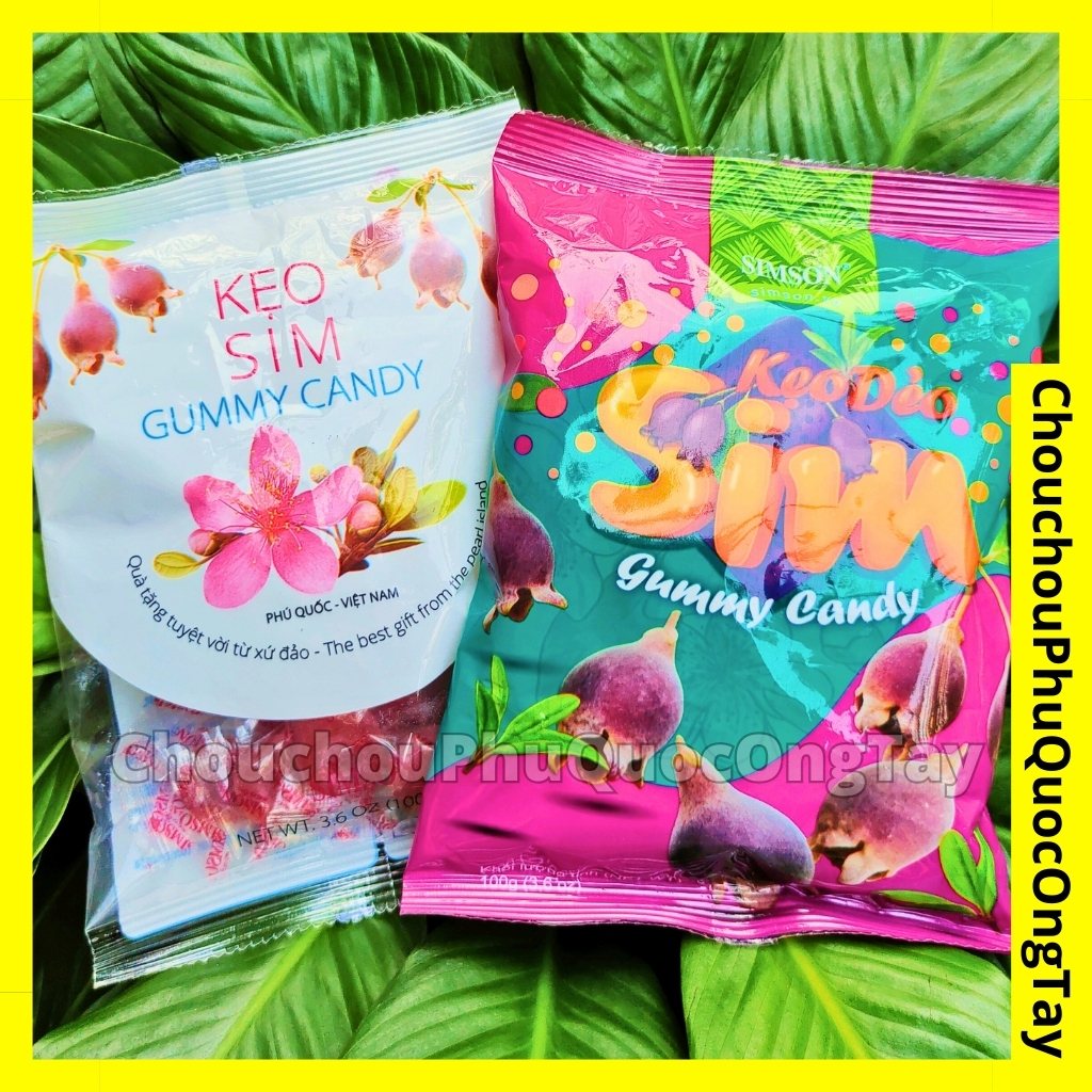  Kẹo sim Phú Quốc gói 100g kẹo dẻo sim rừng SIM SƠN - Đặc sản Phú Quốc 
