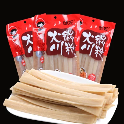 Wide noodle hot pot noodles and Sichuan noodles 250g*4 bags of handmade sweet potato noodles for hot pot ingredients, sweet potato noodles and potato noodles