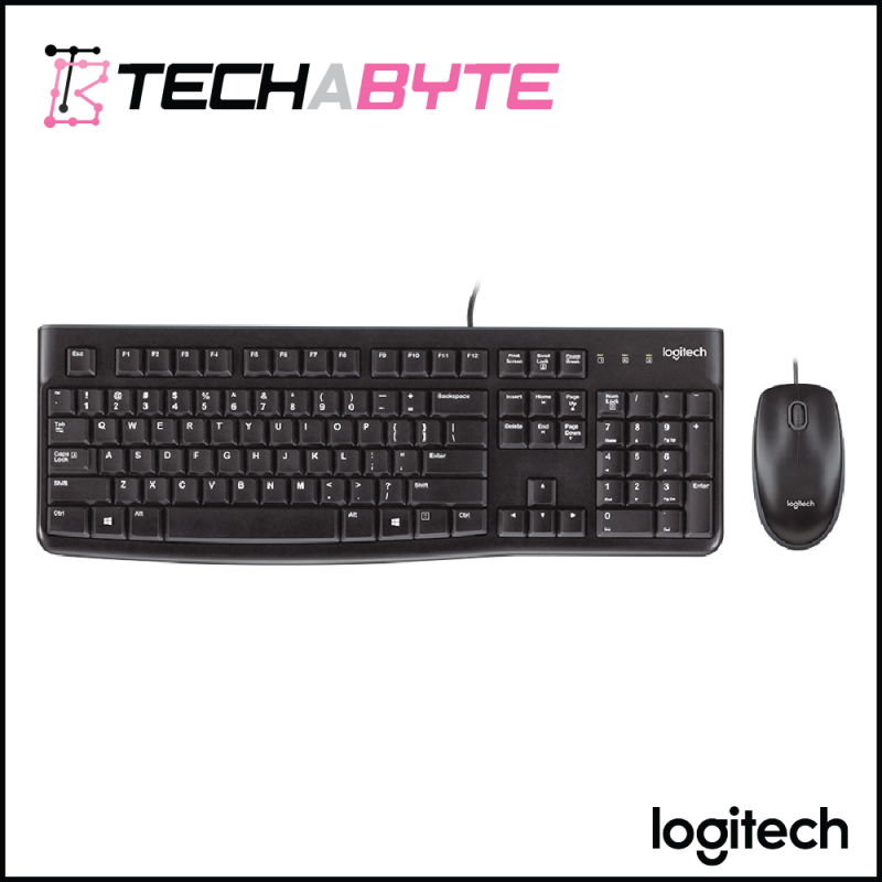 (2-HRS) Logitech MK120 USB Desktop Mice & Keyboard Combo Singapore