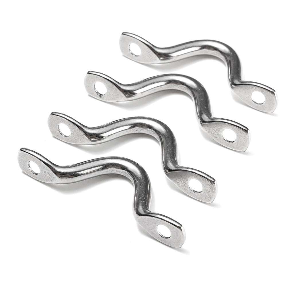 4PC 5mm dây inox mắt dây đeo Thuyền biển Tie xuống Fender móc tán