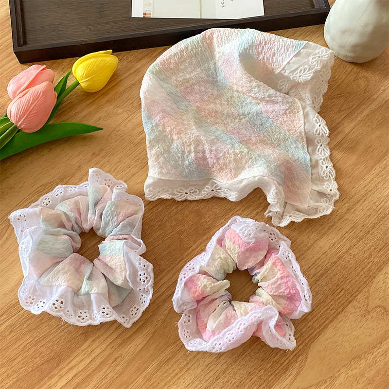 French triangular rustic style scarves, elegant and stylish photography tools, lace headbands, hair accessories for women Hair Accessories