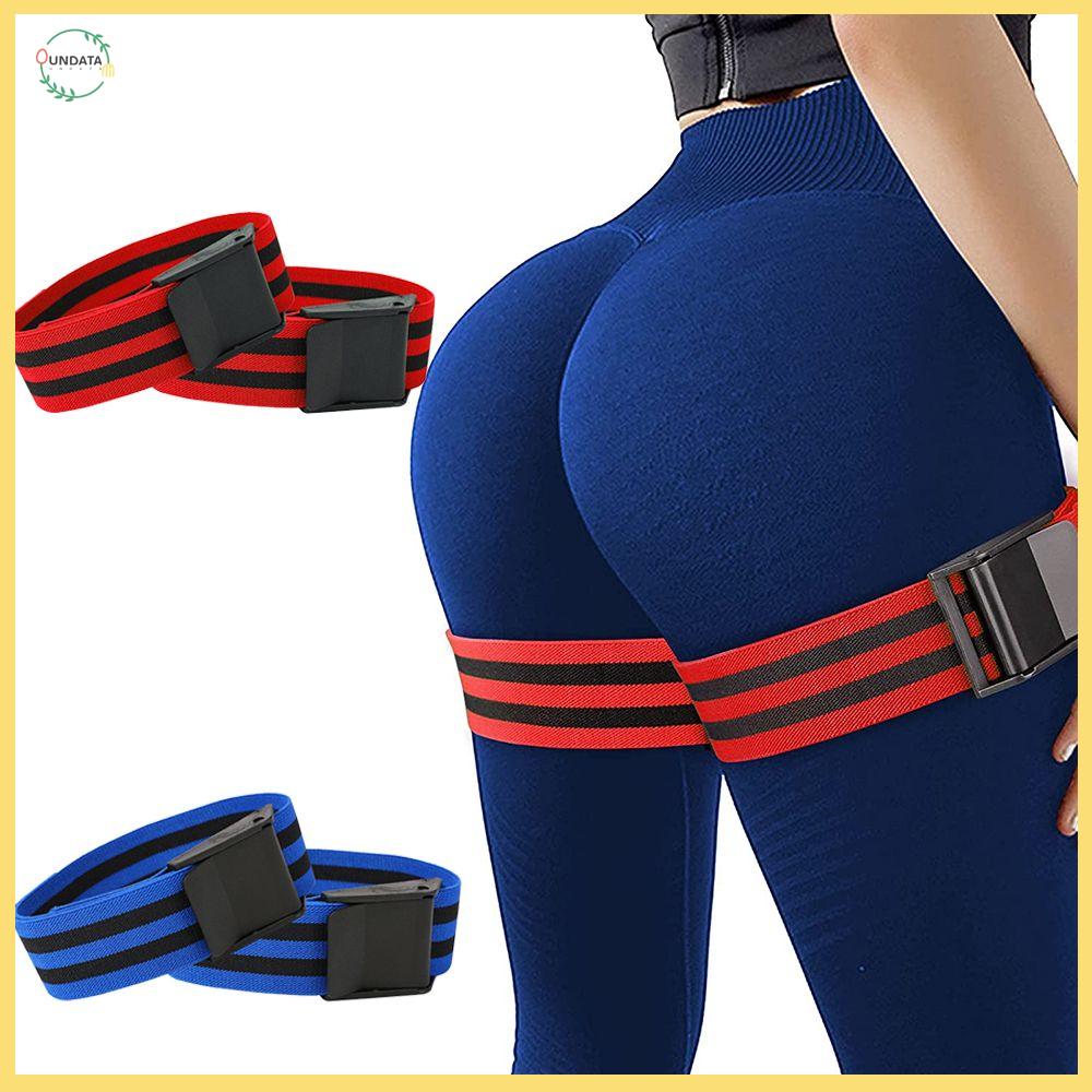 UNDATA 2Pcs Cử tạ Chân Phụ kiện thể thao Tập cơ hông Cơ mông nữ Băng hạn chế lưu lượng máu Tập cơ hông Băng tập luyện tắc mạch Thiết bị tập gym