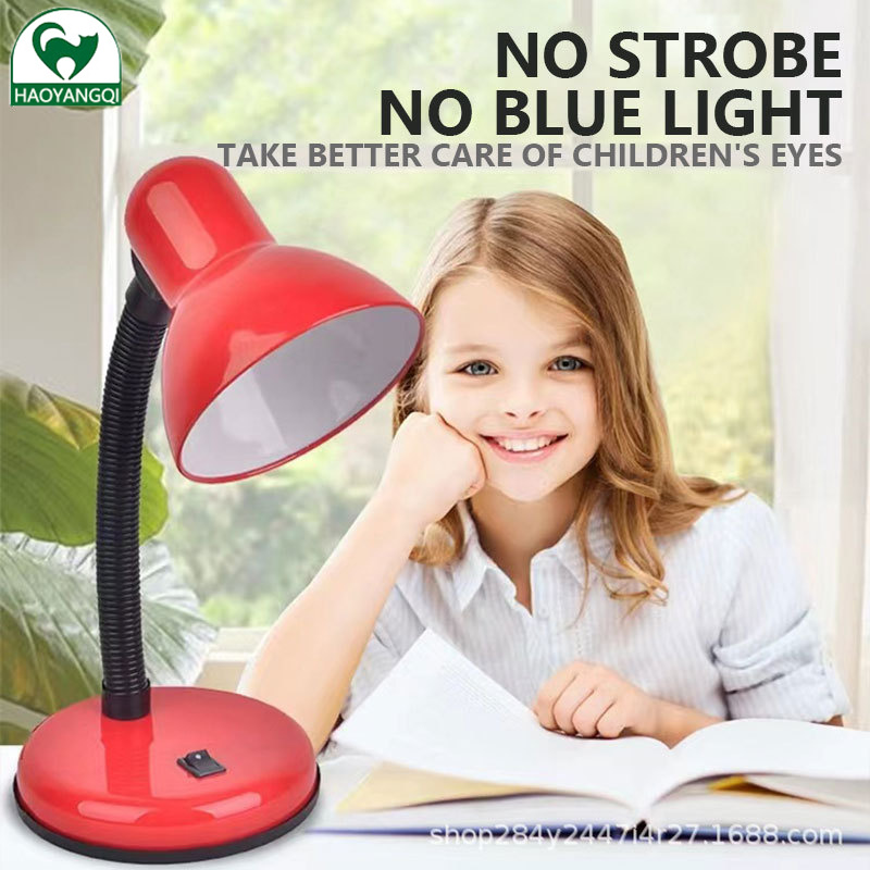 Đèn LED bảo vệ mắt Plug-in Đèn đầu giường học sinh bàn cho trẻ em đèn bàn trong văn phòng ký túc xá