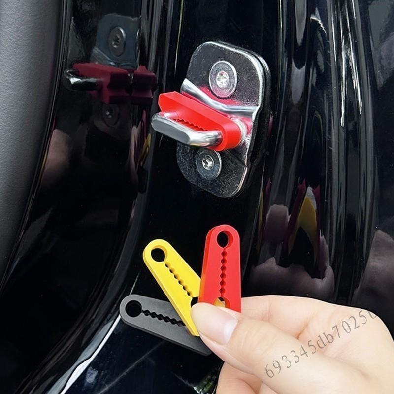 4 ชิ้นรถประตูล็อคเสียง Absorption บัฟเฟอร์ Pad - ลดเสียงรบกวนสำหรับ Mitsubishi Xpander Lancer ASX Outlander ราคา 25 บาท*ส่งฟรี