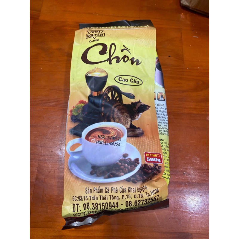 Cà phê chồn cao cấp khai nguyên 500g