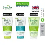 Sữa Rửa Mặt Simple Kind To Skin Refreshing/Purifying/Moisturizing Cho Mọi Loại Da - 150ml