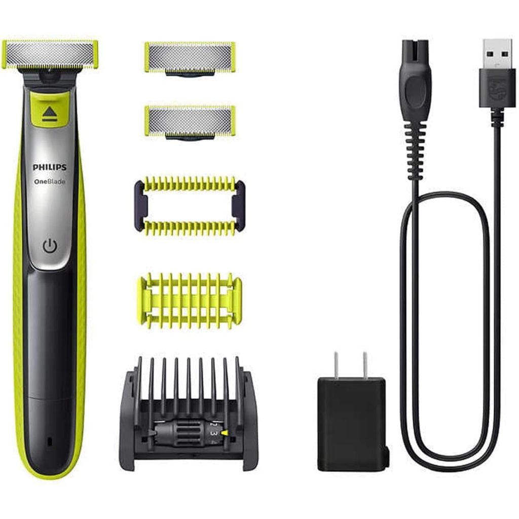 Philips Shaver Oneblade Face+Body, Trims, Edges, and Shaves Any Length, Bonus Blade Included, Qp2834/60 (No 360 Blade Technology) ราคา 3,200 บาท*ส่งฟรี
