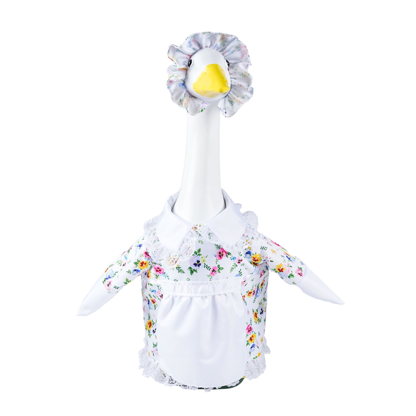 Ghxdryuru Creative Poultry Apparel Floral Pet Outfit Spring Floral Goose Outfit for 23 Inch Cement Goose – Wildflower Patio Yard Decoration Outdoor Lawn Clothes for Spring Summer Garden Decor ราคา 198 บาท*ส่งฟรี