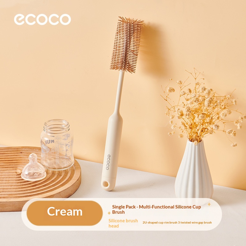 LODER ECOCO 3 In 1 Bottle Brush Cup Brush Straw Brush Water Bottle Cleaning Brush Set
