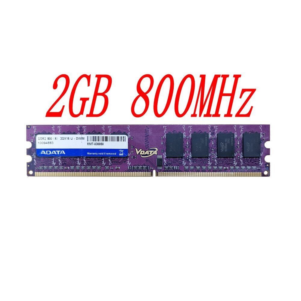 For Dell OptiPlex 760 ADATA 2GB PC2-6400U DDR2 800Mhz 240Pin Desktop Memory RAM