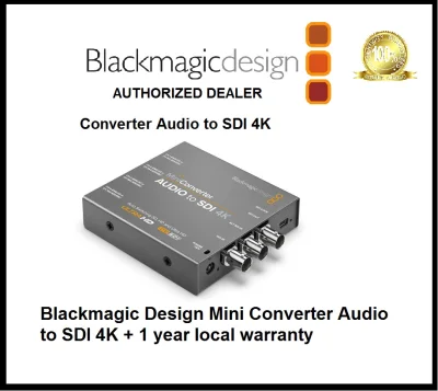 Blackmagic Design Mini Converter Audio to SDI 4K + 1 year local warranty