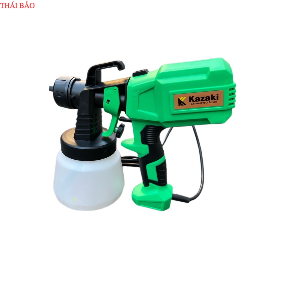 Máy Phun Sơn 380W KAZAKI CN NHẬT Công Suất Lớn Thế Hệ Mới Phun 3 Chế Độ Động Cơ Lõi Đồng mấy xây dựng thái bảo