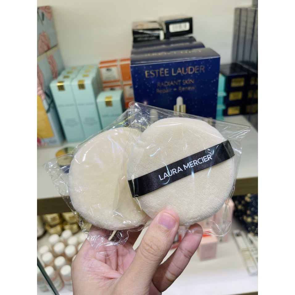 [FULLSIZE VALUE 16$ ] BÔNG PHẤN CAO CẤP LAURA MECIER VELOUR PUFF - SẢN PHẨM CHẤT LƯỢNG CAO, ĐƯỢC YÊU THÍCH SĂN ĐÓN TRÊN THỊ TRƯỜNG HIỆN NAY, HÀNG ĐẢM BẢO DÙNG SIÊU THÍCH MỜI KHÁCH YÊU TRẢI NGHIỆM