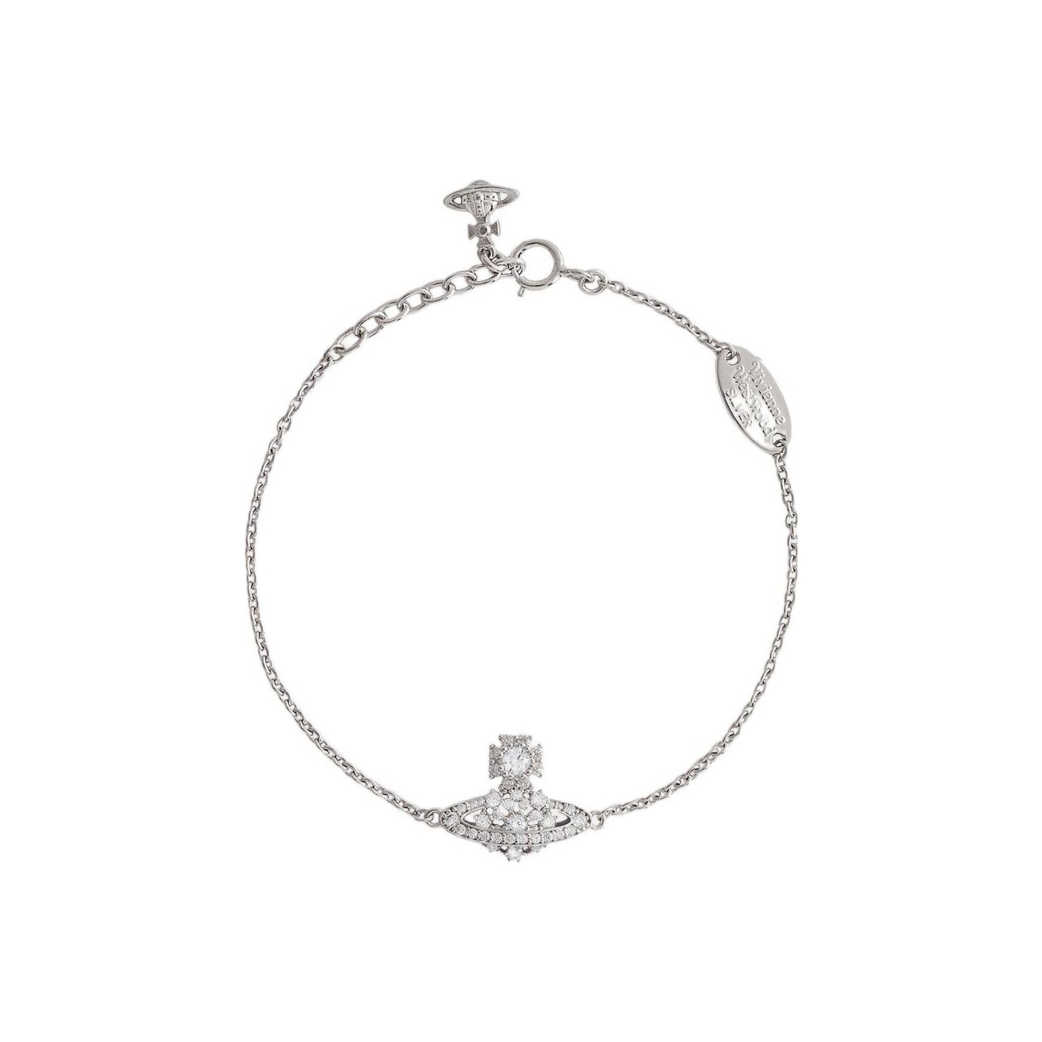 Vivienne Westwood Cubic Zircon Bracelets Women's Silver