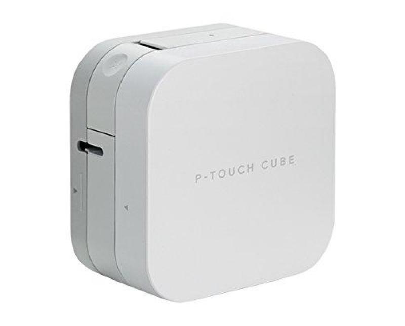 Brother P-Touch Cube Smartphone Label Maker, Bluetooth Wireless Technology, Multiple Templates Available for Apple & Android Compatible – White Singapore
