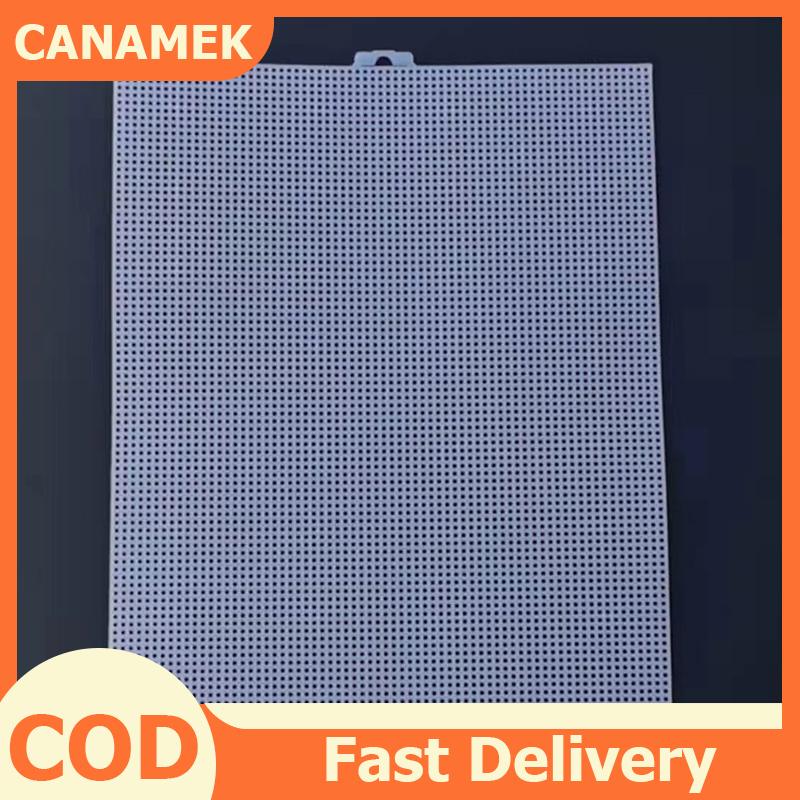CANAMEK Tấm nhựa 14 đếm nhựa lưới vải nhựa Cross Stitch vải mắt lưới cho thêu DIY Thủ công mỹ nghệ Đan