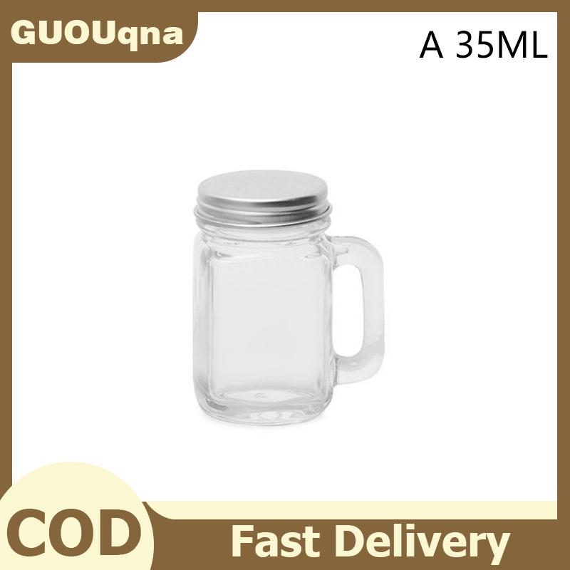 GUOUqna Mini Kín Chai Cho Mứt Mật Ong Cà Phê Tập Trung Sữa Nước Trái Cây Leakproof Chai Với Nắp Jar Xách Tay Rỗng Jar Container