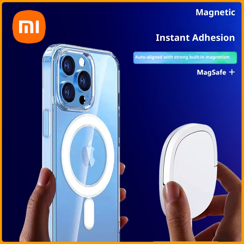 Magnetic Clear Phone Case for Ready to Be Used with Magsafe. Full Protection, Shockproof. - ยี่ห้อ Xiaomi ราคา 8 บาท*ส่งฟรี