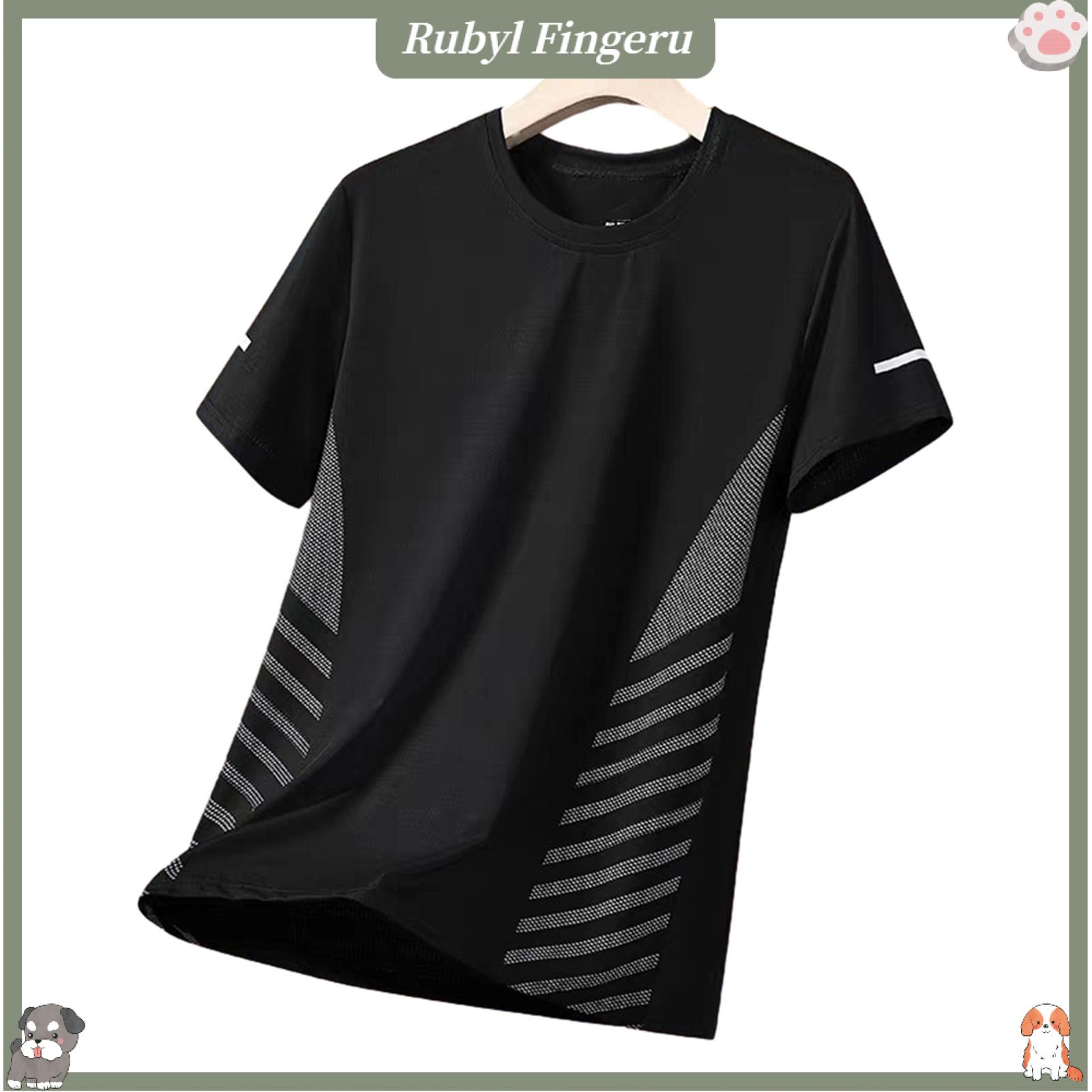 Men Ventilated Sportswear Tee Breathable Men Sports Top Men's Quick-dry Breathable Mesh T-shirt Loose Fit Athletic Tee for Jogging Gym Fitness Training Outdoor Workouts – Lightweight Summer Sports