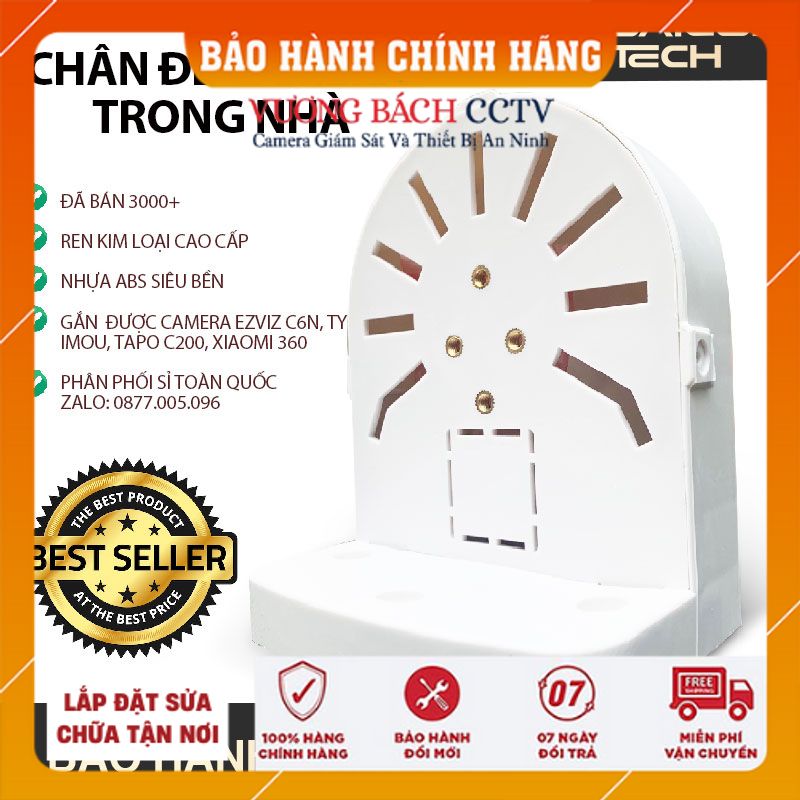🔴Chân Đế Gắn Tường Camera Wifi Ezviz C6N, IMOU A22EP, Tapo C200 - đa năng gắn tường, trần nhà, đầy đ