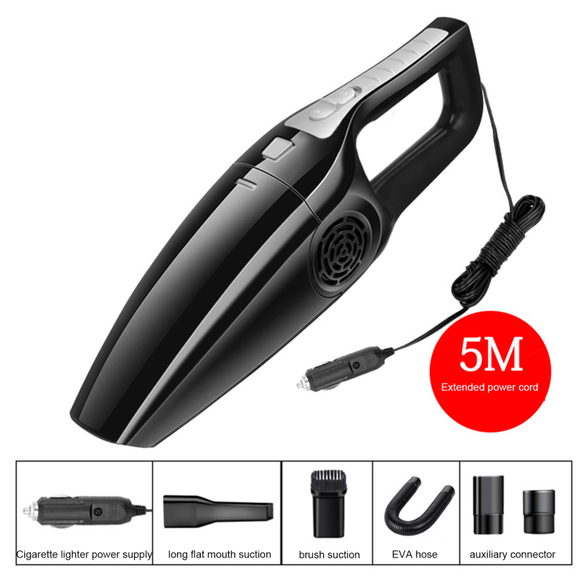 12V 120W Car Handheld Mini Vacuum Cleaners High Suction Wet And Dry Dual-Use Vacuum Cleaner Portable Car Accessories