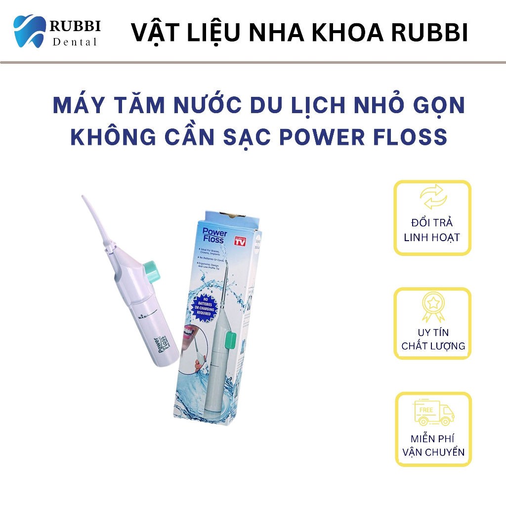 Máy tăm nước du lịch nhỏ gọn không cần sạc Power Floss