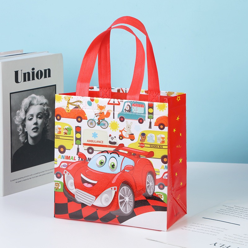 [SG SELLER] Kids Birthday Party Gift Eco Recycle Goodie Bag Childrens day gift Christmas gift Baby shark unicorn mermaid